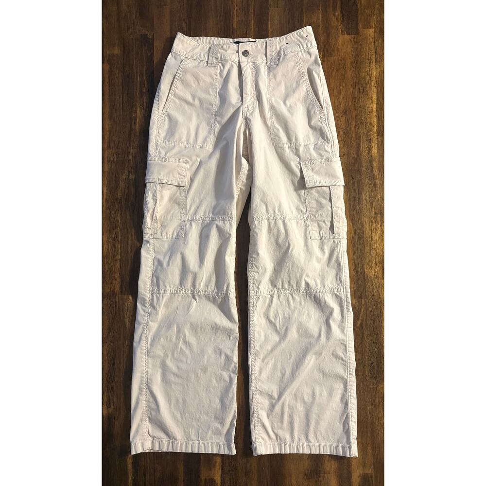 Hollister Women’s 3 / 26 x 29 Cargo Pants Baggy High Rise Utility Cotton Poplin - Picture 4 of 12